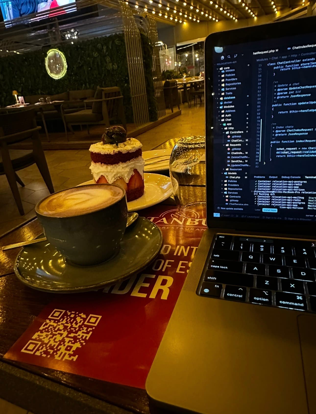 Shipping the relocation-api · Istanbul café